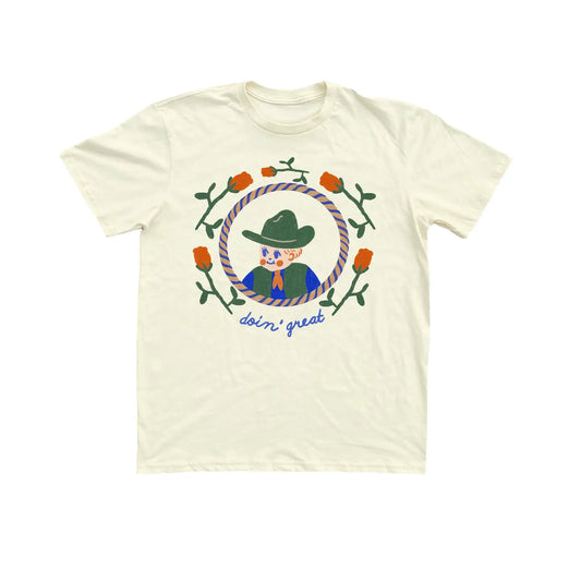 Carefree Ranger Unisex Tee Cream