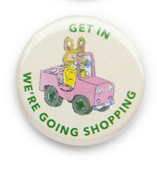 Richard Scarry Pin Button - Cars and Trucks