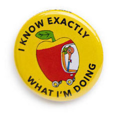 Richard Scarry Pin Button - Cars and Trucks