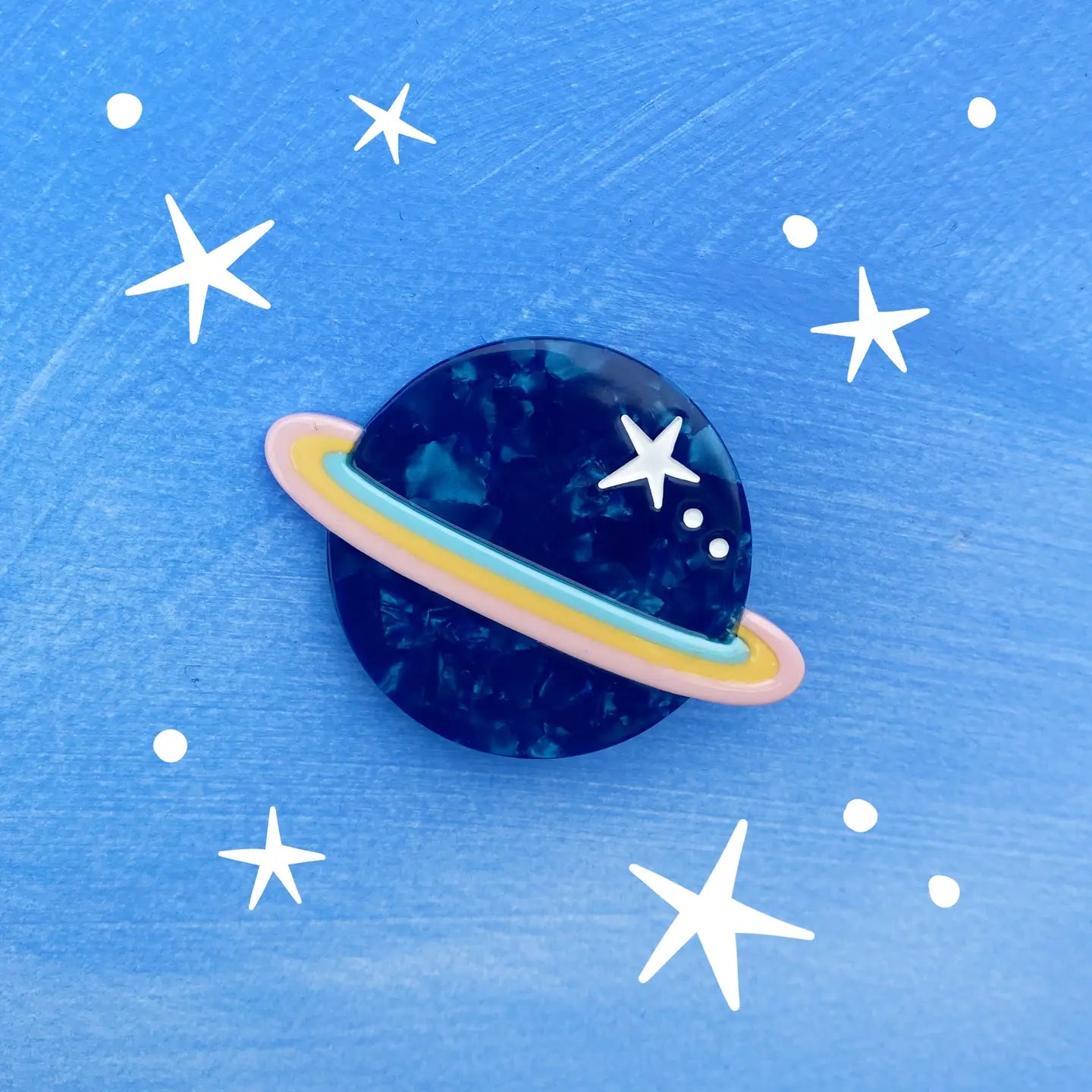 Saturn Hair Clip