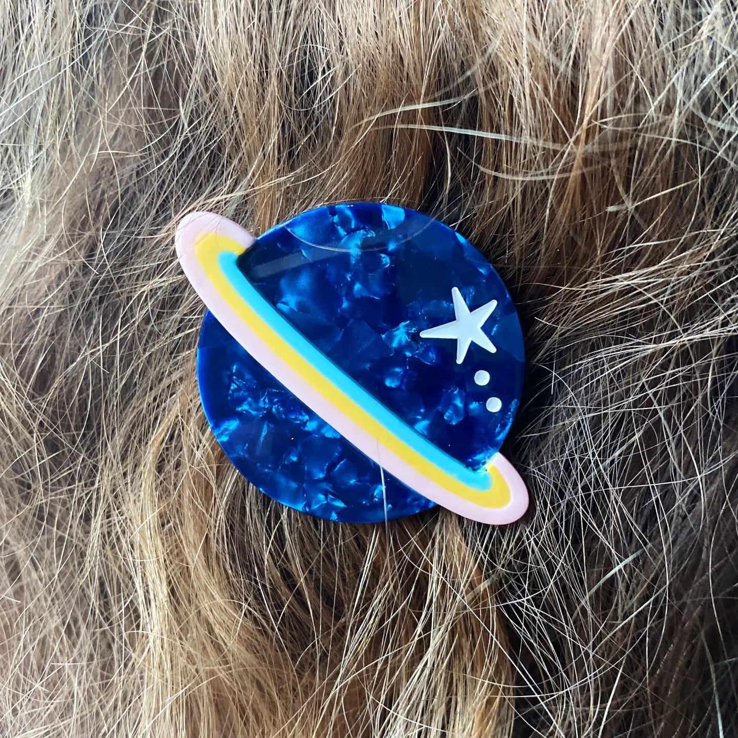 Saturn Hair Clip