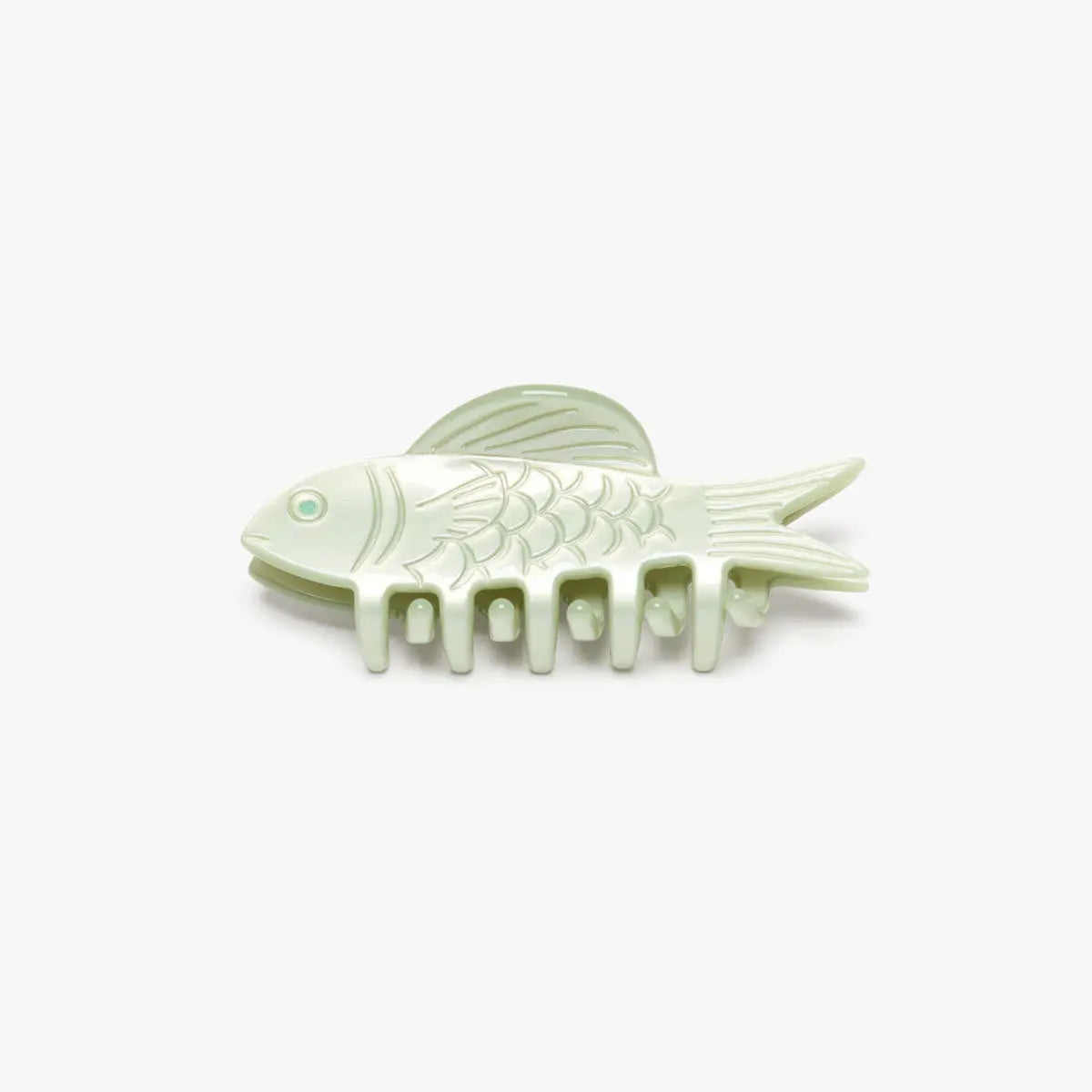 Jade Green Fish Mini Claw