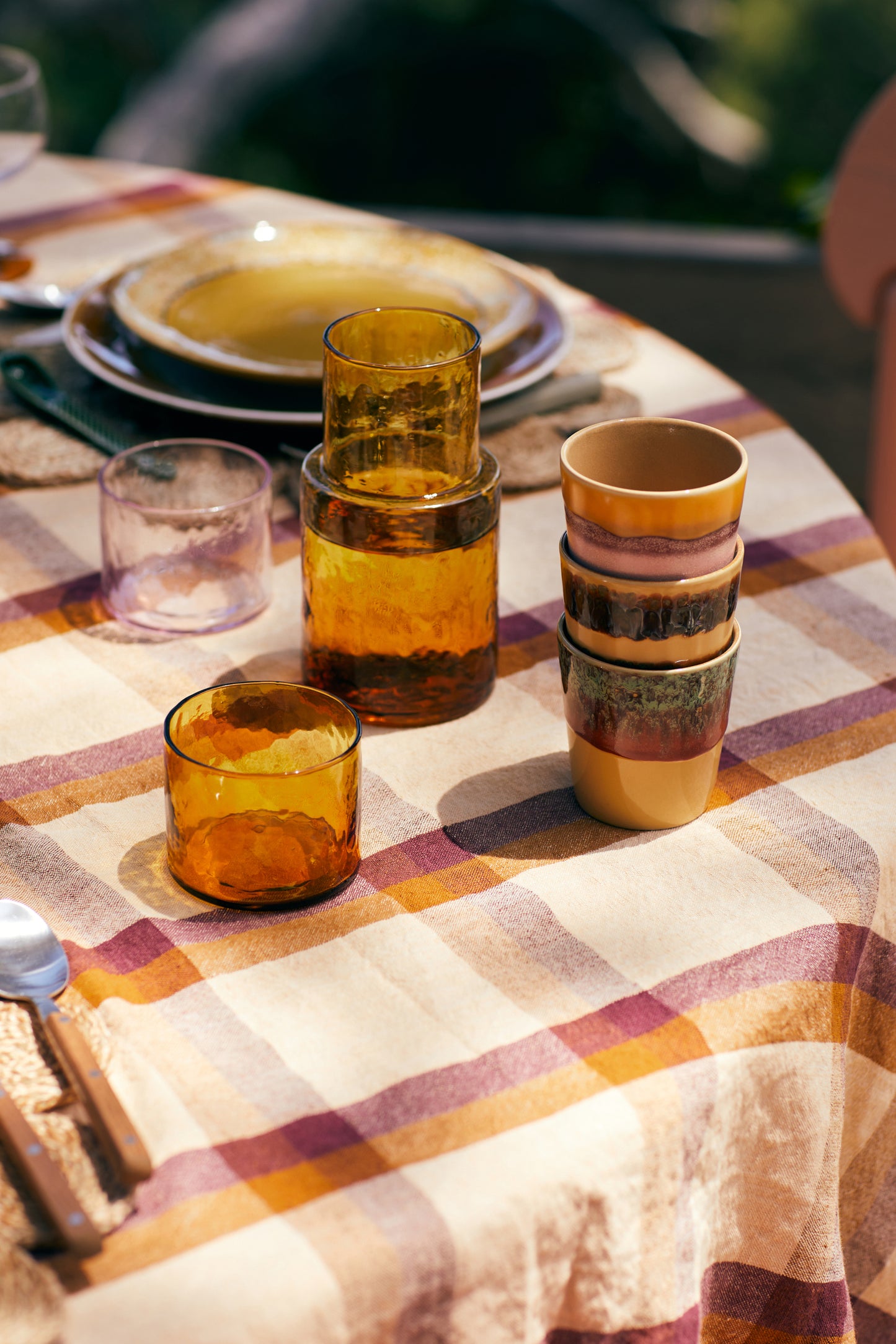 Amber Tube Glass