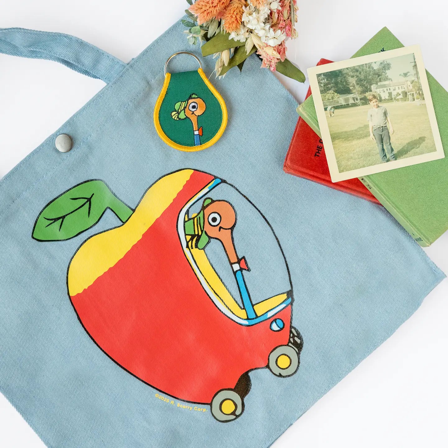 Richard Scarry Apple Car Market Tote