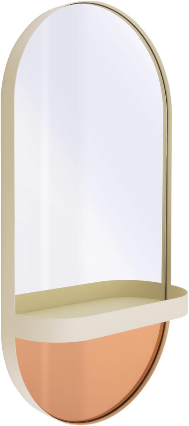 Remember Wall Mirror with Shelf