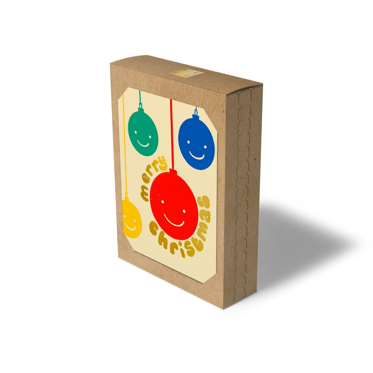 Smiling Baubles Box of 8 Cards