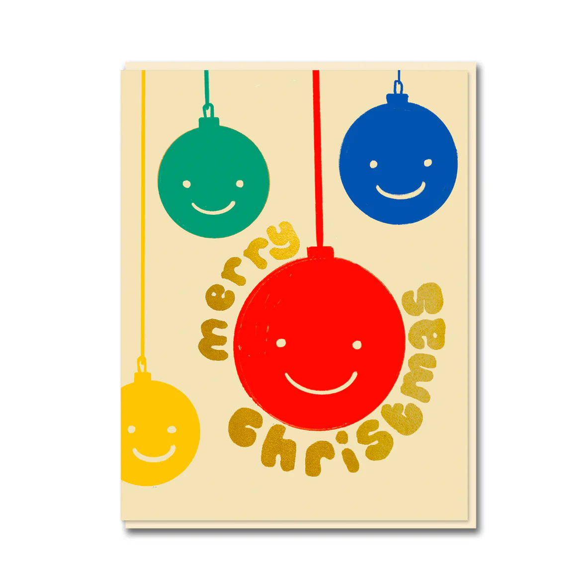 Smiling Baubles Box of 8 Cards