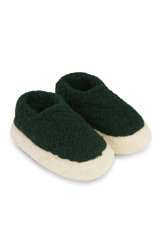 Siberian Slippers - Dark Green