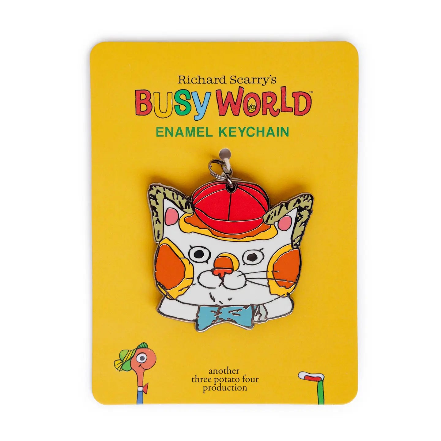 Richard Scarry Huck Cat Enamel Keychain