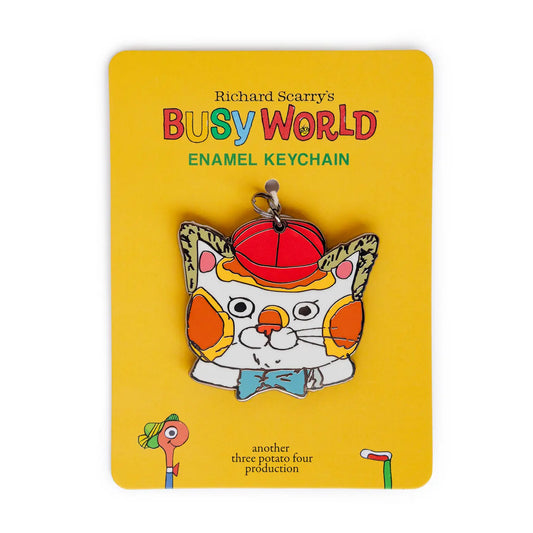 Richard Scarry Huck Cat Enamel Keychain