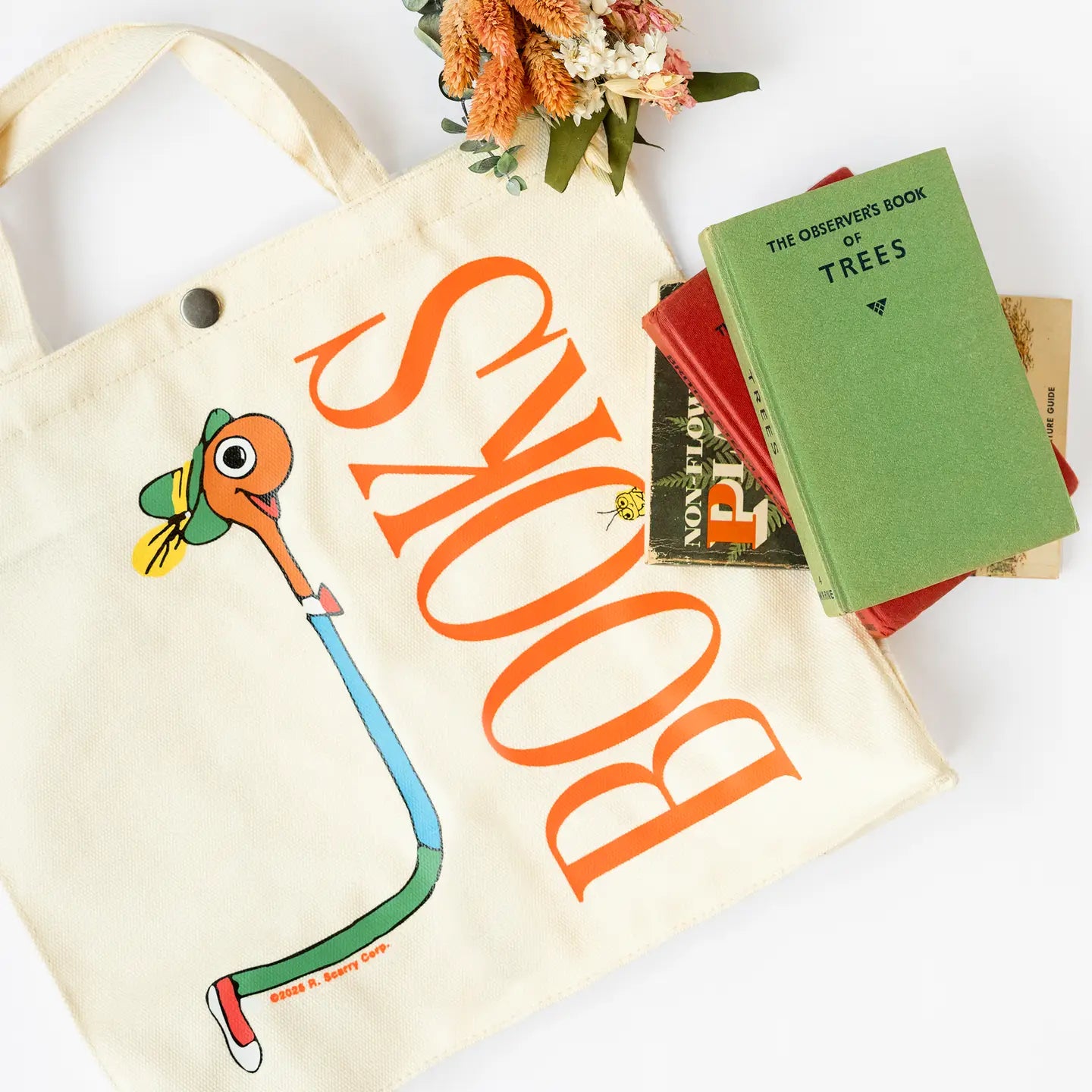 Richard Scarry Lowly Books Market Tote