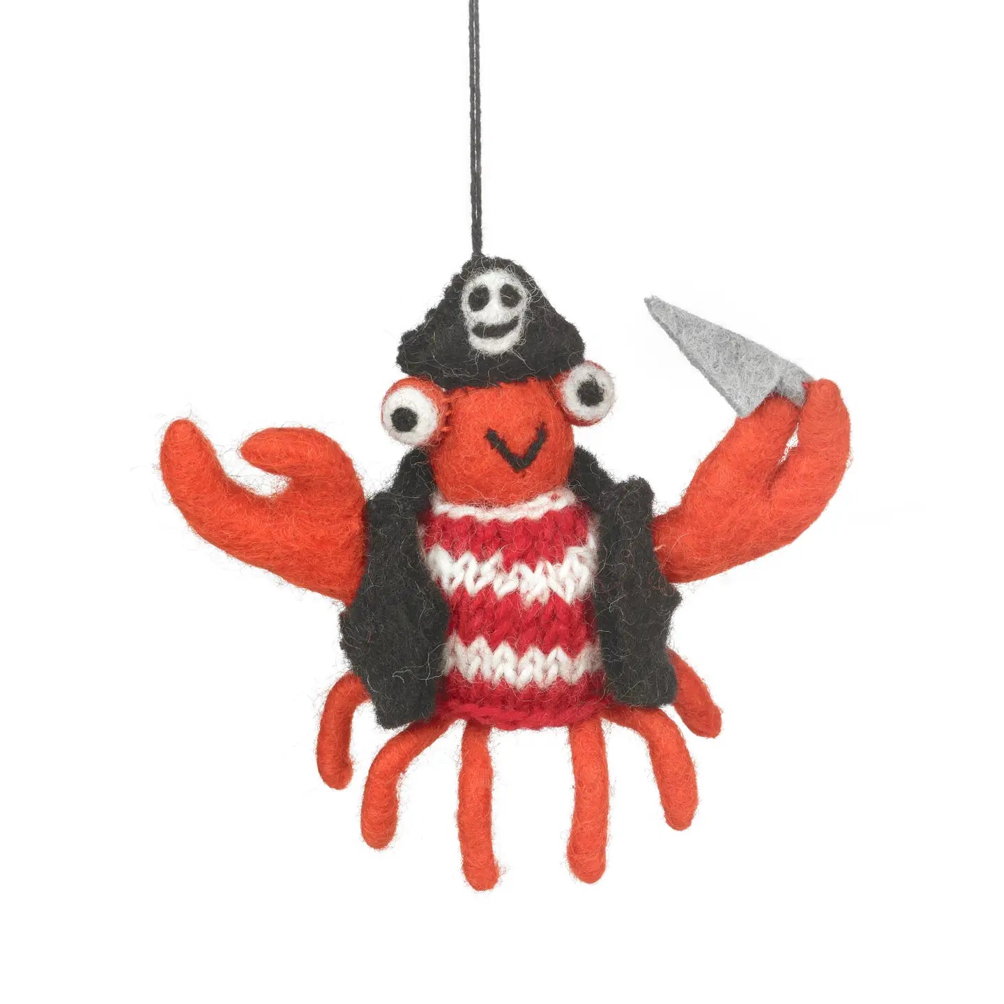 Jolly Rodger the Crab Felt Hanging Decoration