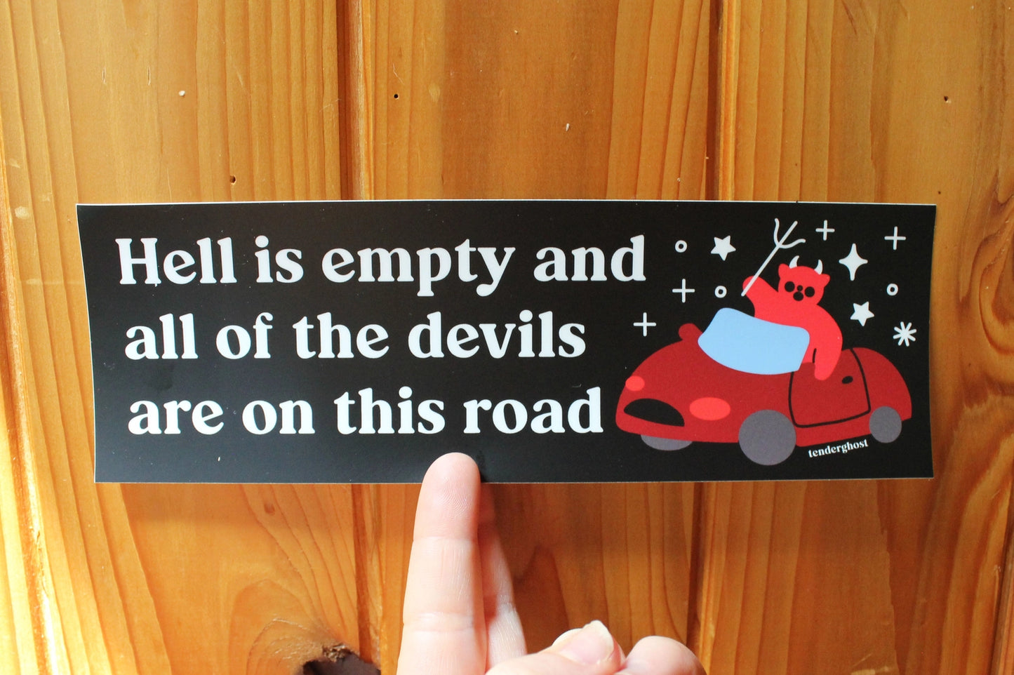 Tender Ghost Bumper Stickers