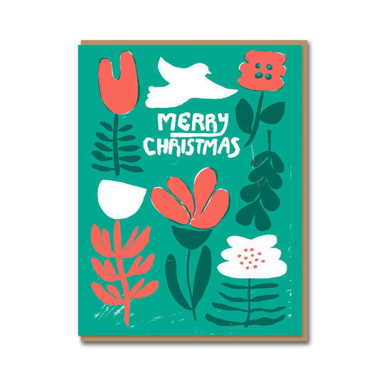 Christmas Flower Card