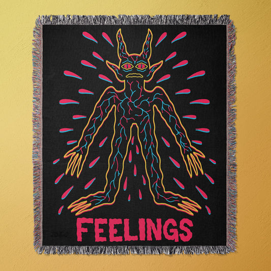 Feelings Woven Blanket