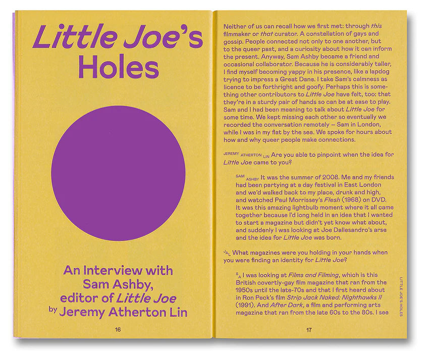 Little Joe: A book about queers and cinema, mostly