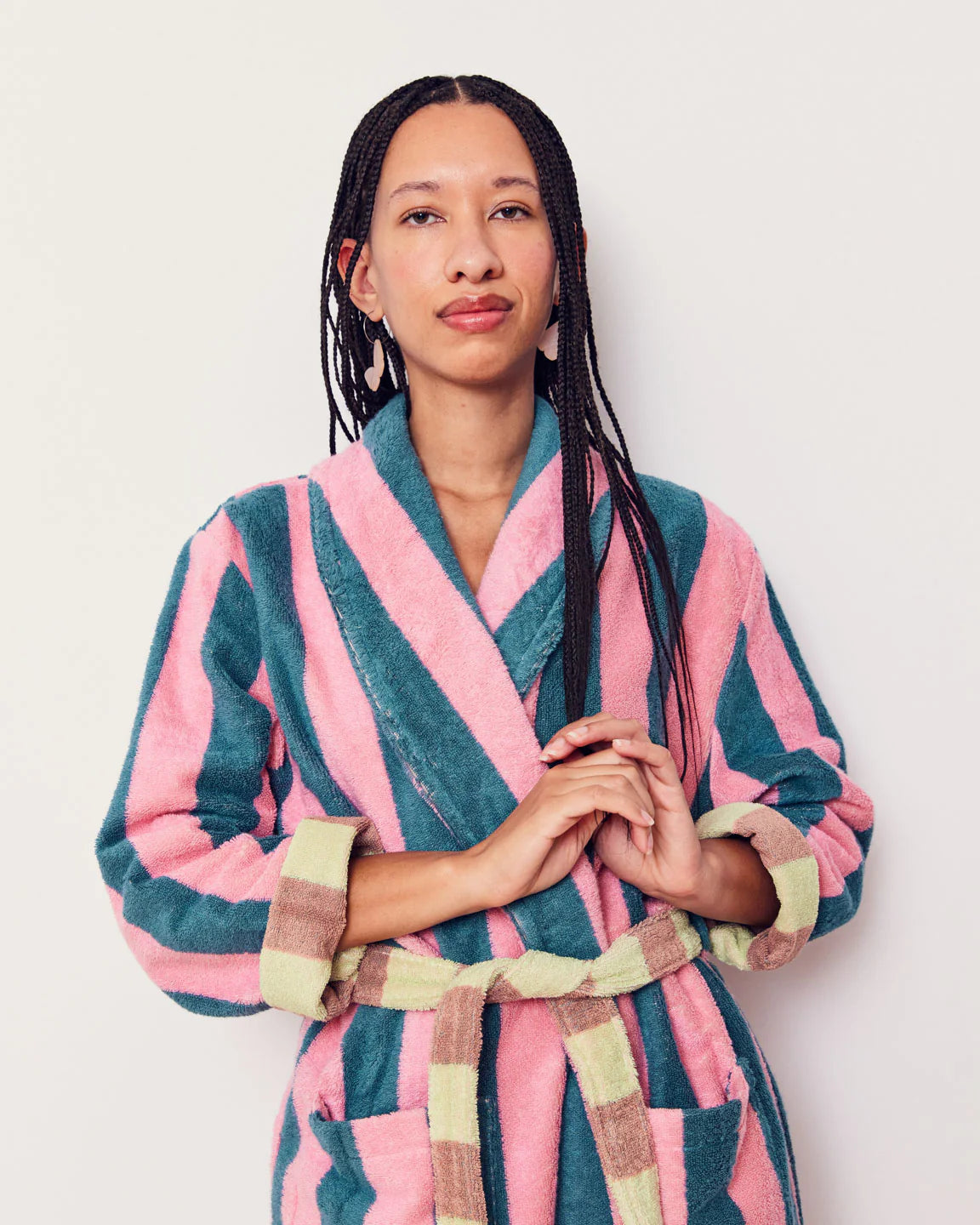 Martine Stripe Bathrobe