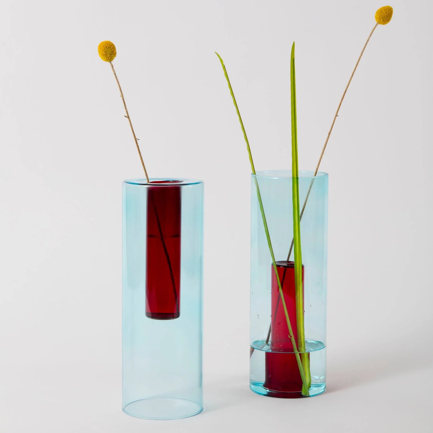 Reversible Vase - Blue and Red