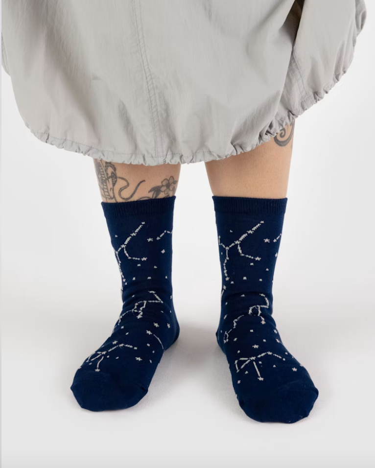 Constellation Midnight Crew Socks