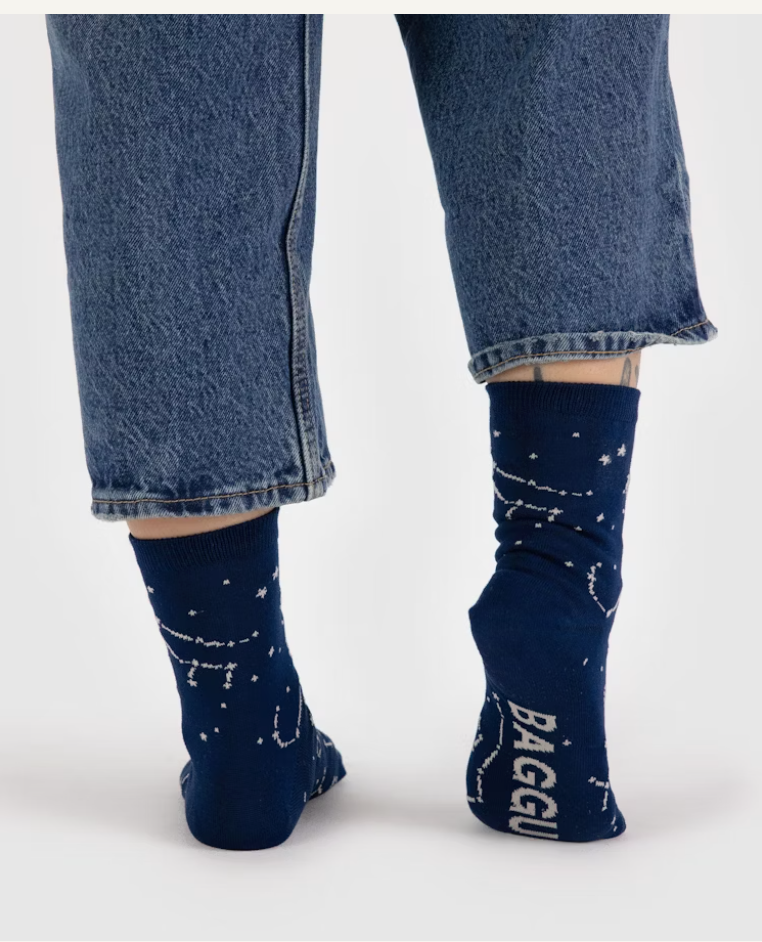 Constellation Midnight Crew Socks