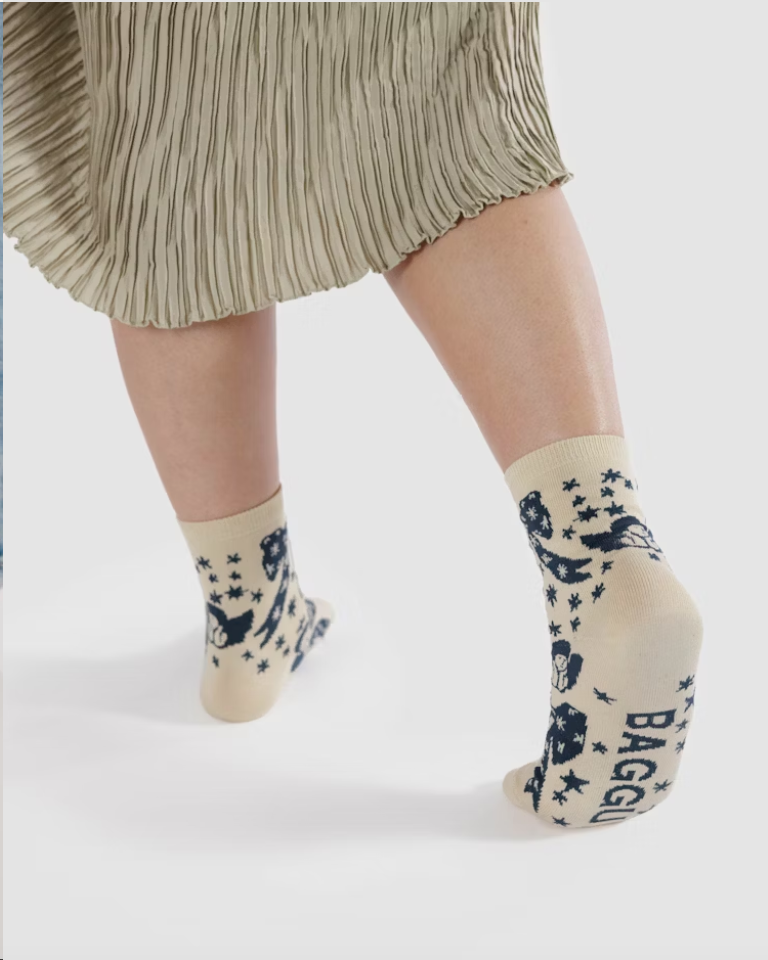 Cherub Bows Crew Socks