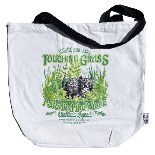 Touch Grass Tote Bag