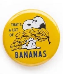 Peanuts Pin Buttons - Food Edition