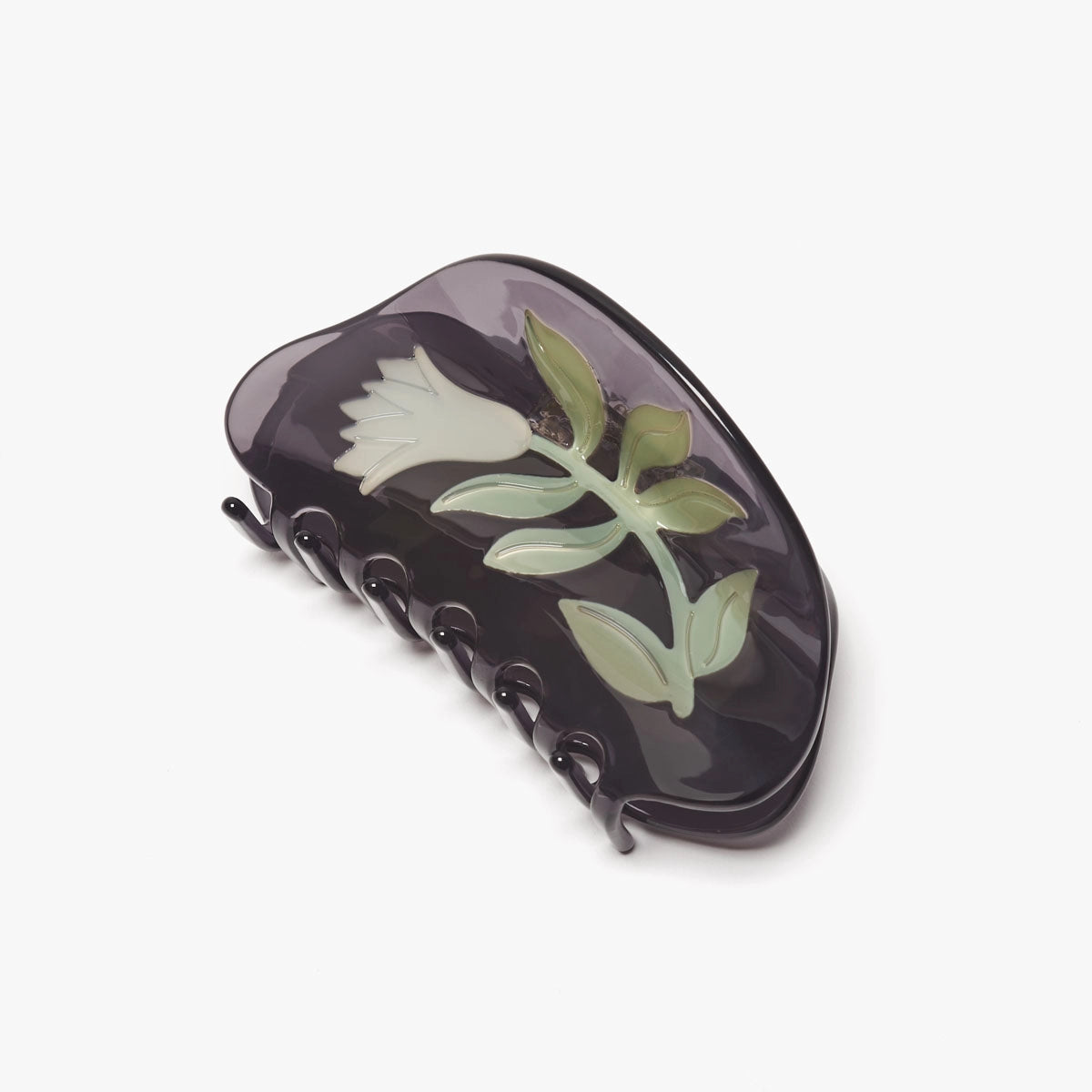 Elegant Belladonna Floral Hair Claw