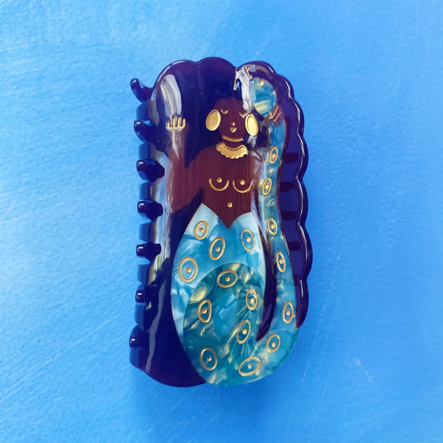 Mami Wata Goddess Hair Claw