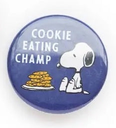 Peanuts Pin Buttons - Food Edition