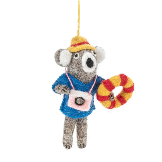 Mel the Koala Felt Hanging Decoration