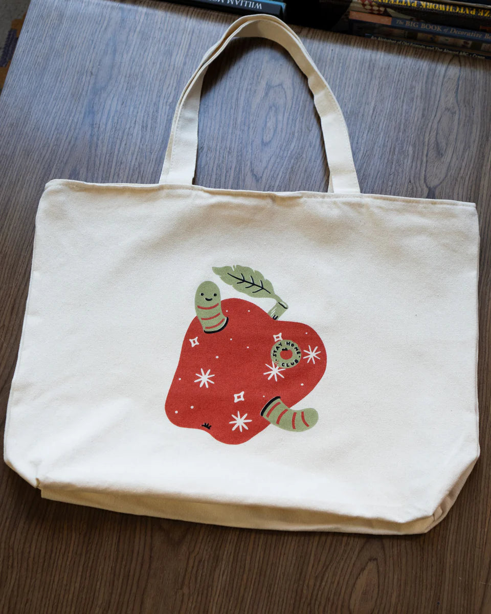 Rotten Apple - Natural Zip Tote Bag