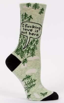 Fucking Love It-Woods Women's Crew Socks