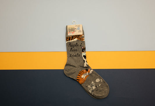 People I Love: Cats Crew Socks